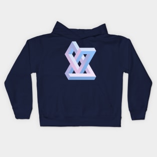 Strange Geometry - Asymmetry Kids Hoodie